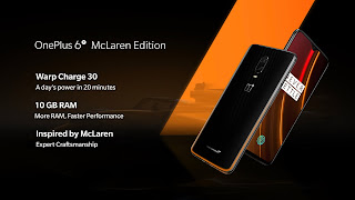 OnePlus 6T McLaren edition comes with 10 GB Ram 