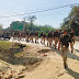 गाजीपुर में SDM एवं CO ने कासिमाबाद, बहादुरगंज में अर्ध सैनिक बल और पुलिस के साथ किया पैदल मार्च