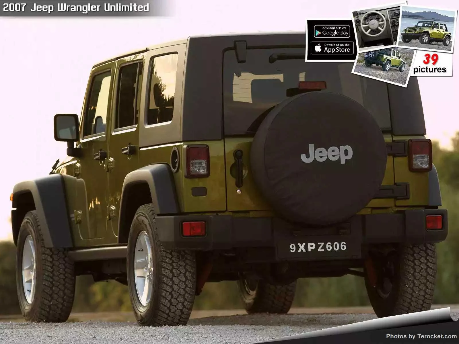 Hình ảnh xe ô tô Jeep Wrangler Unlimited 2007 & nội ngoại thất