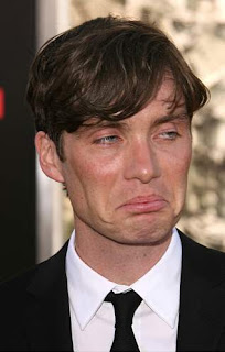 Cillian Murphy from 28 days later makes a funny face