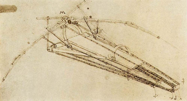 Mesin Terbang Leonardo Da Vinci