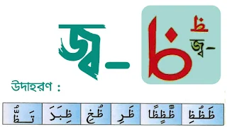 জ্ব/জ অক্ষর পরিচয়,  জ্ব/জ এর পরিচয় , জ্ব/জ ,jo  Arabic letter