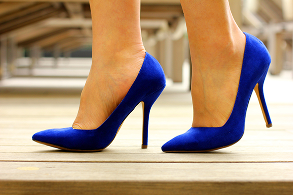 Zara Navy Blue Pumps