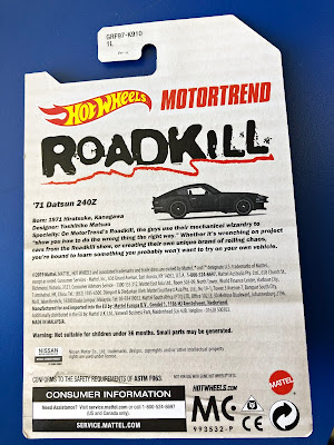 Hot Wheels Roadkill Datsun 240z Motortrend 