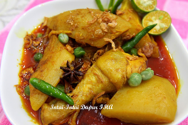 Intai-Intai Dapur FHA: GULAI AYAM BETIK MUDA