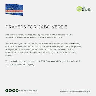 World Prayer Stretch Day 30: Prayers for Cabo Verde