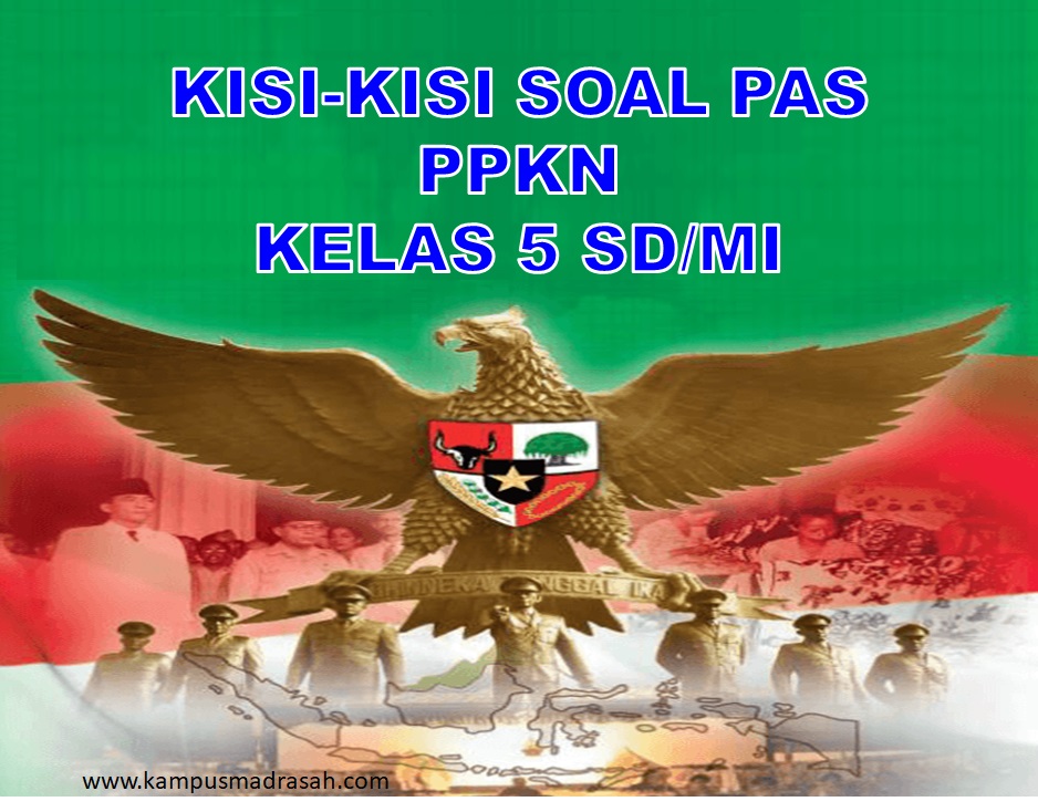 Kisi-kisi PAS PPKn Kls 5