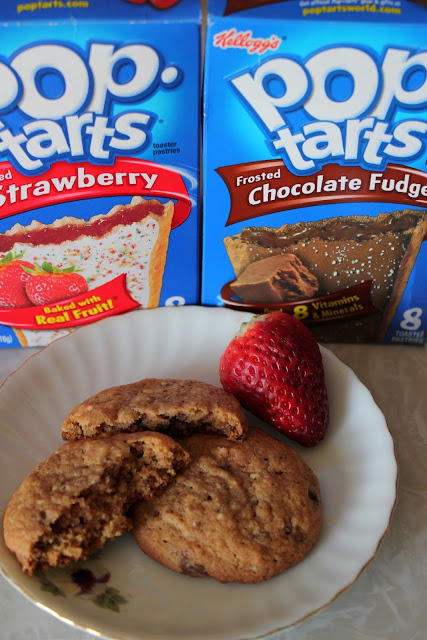 You won't believe how easy and tasty these cookies are that are made from Pop-Tarts! Our Chocolate Covered Strawberry Pop-Tart Cookie recipe is a must-try!