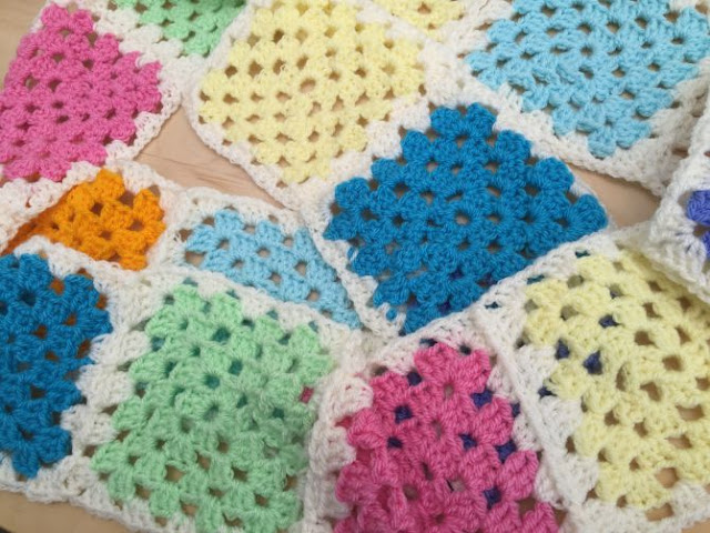 Joined granny squares