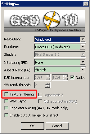 GSDX 取消勾選 Texture_filtering