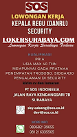 Karir Surabaya di PT. SOS Indonesia Januari 2020