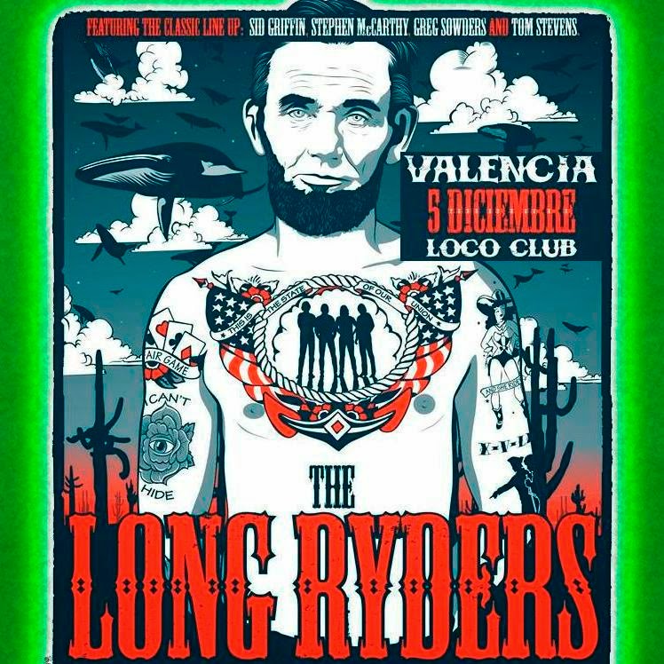 A lomos de los LONG RYDERS (El Loco, 5-12-14, Valencia)