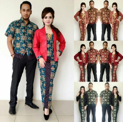 15 Desain Baju  Batik  Couple  Anak  Muda Model Terbaru 2019