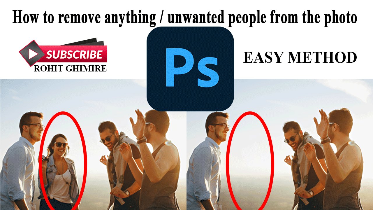 How to remove anything From Photoshop