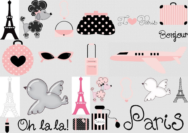 Sweet Chic Paris Clipart.