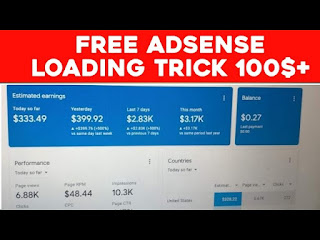 Boost your adsense earning with adsense loading method without getting suspended adsense loading method
