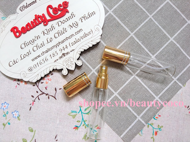 Chai chiết nước hoa 10ml tròn