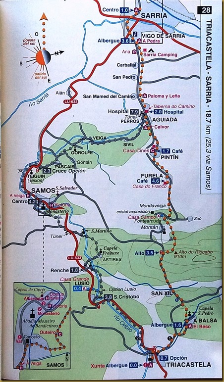 Mapa Sarria