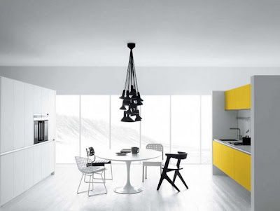 Modern yellow kitchen Furniture