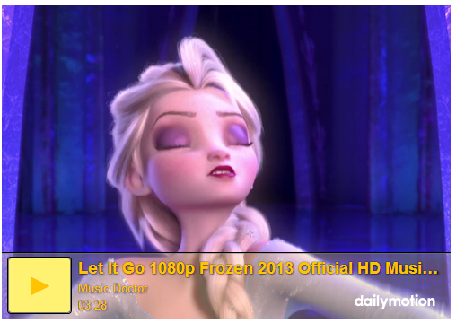 customized dailymotion video