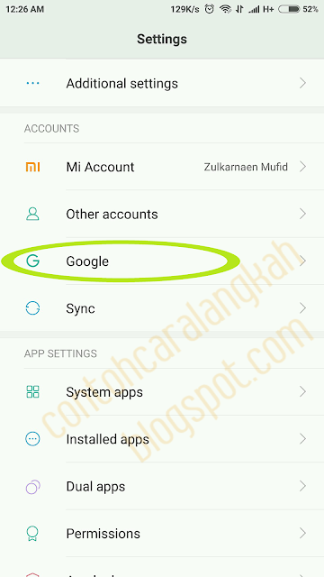 Cara Menghapus Akun Google Di Android Yang Tidak Di Butuhkan