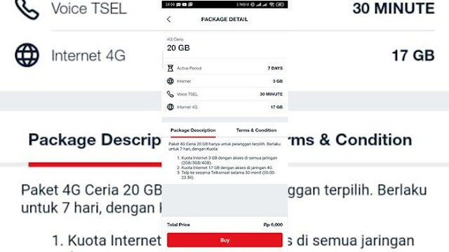 Cara Mengaktifkan Kuota Internet Telkomsel 20 GB Cuma Rp 6 Ribu dan Link Paket Murah 15 GB Hanya Rp 0