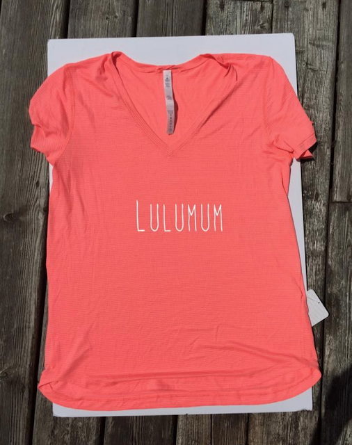 Lululemon Grapefruit What The Sport Tee