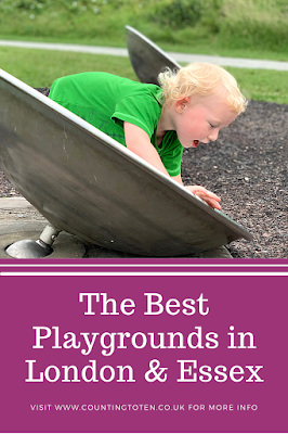 The Best Playgrounds in London and Essex with a child playing