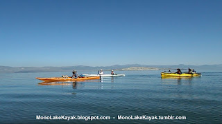 Kayaking Mono Lake