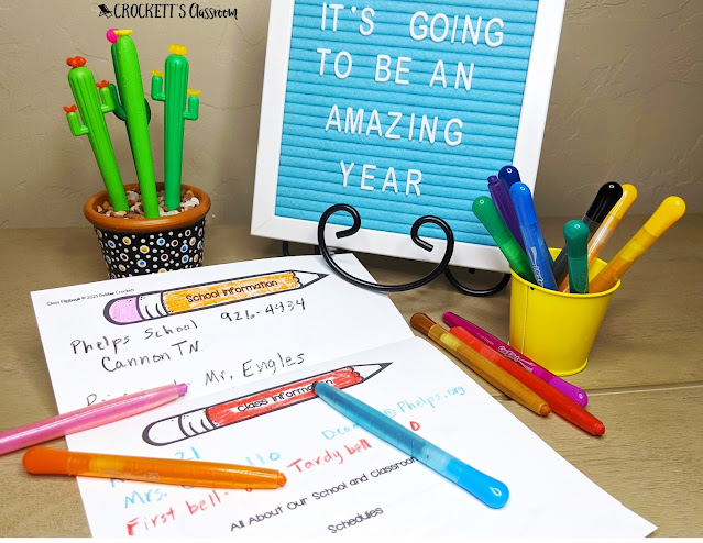 This editable flip book is just what you need for the first week of school.