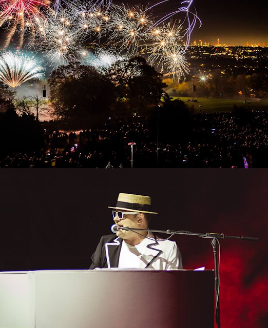 Firework display at Ally Pally, November 2015