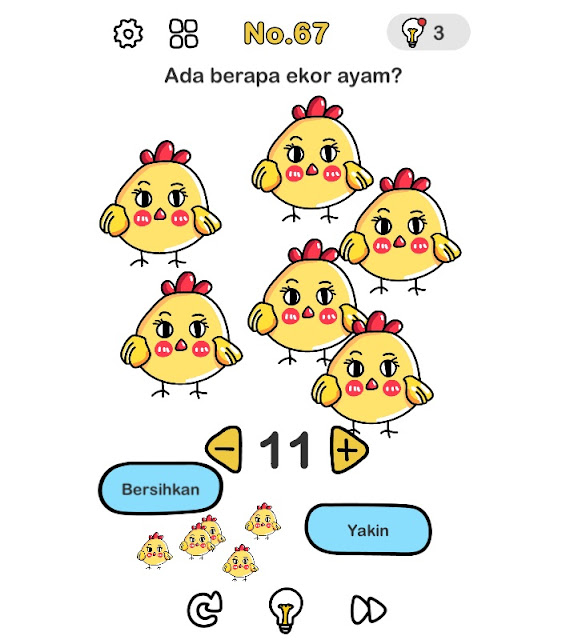 Ada berapa ekor ayam?