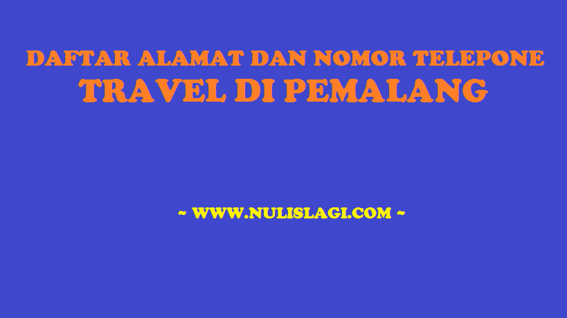 Travel Pemalang