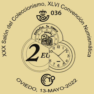 matasellos, filatelia, convención, numismática, Oviedo