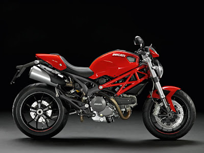 2010 Ducati Monster 696 and 796 red