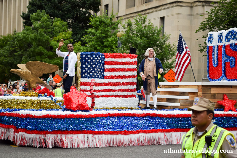 Parade in Washington, DC on July 4