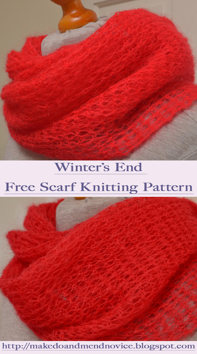 Free Mohair Scarf Knitting Pattern