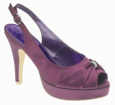 Purple high heels for weddings have a feel of a very elegant and cool for a