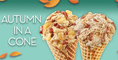 Cold Stone Creamery 2023 Fall Ice Cream Flavors.