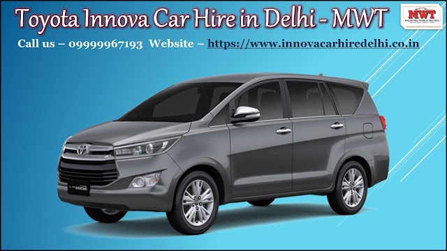 Toyota Innova Crysta Car Hire in Delhi with Driver