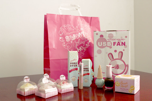 Etude House Sweet Recipe Collection Line Haul + USB Fan