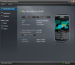 BlackBerry Desktop Manager