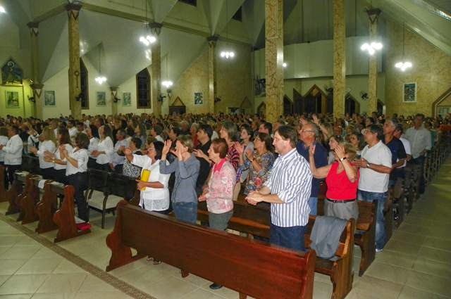 Celebração de Páscoa em Siderópolis