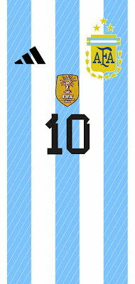 Messi's 3 star Argentina jersey