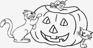 Halloween Pumpkins for Coloring, part 2