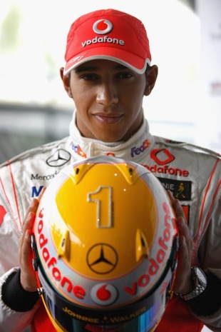 with Lewis Hamilton.