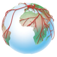 UK Interdependence Flow Map Globe