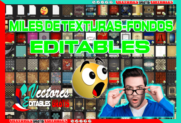 Banco y coleccion total de Texturas editables