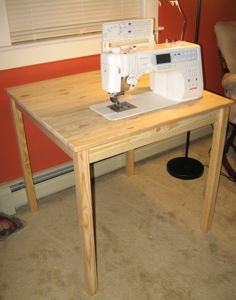 Blue Dinosaurs Blog: I'm back &amp; DIY Sewing Table