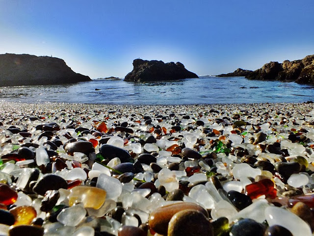 The Glass Beach, Mendocino county, California